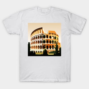 Vibrant Colosseum: A Roman Dream T-Shirt